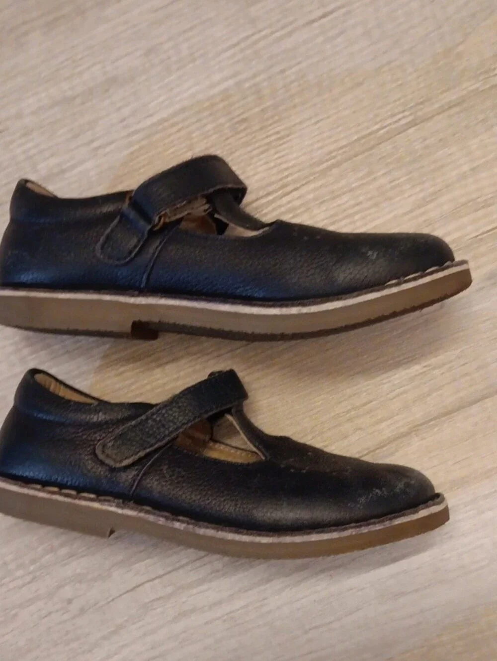 Mini Boden Black T-Strap Mary Jane Shoes for Kids